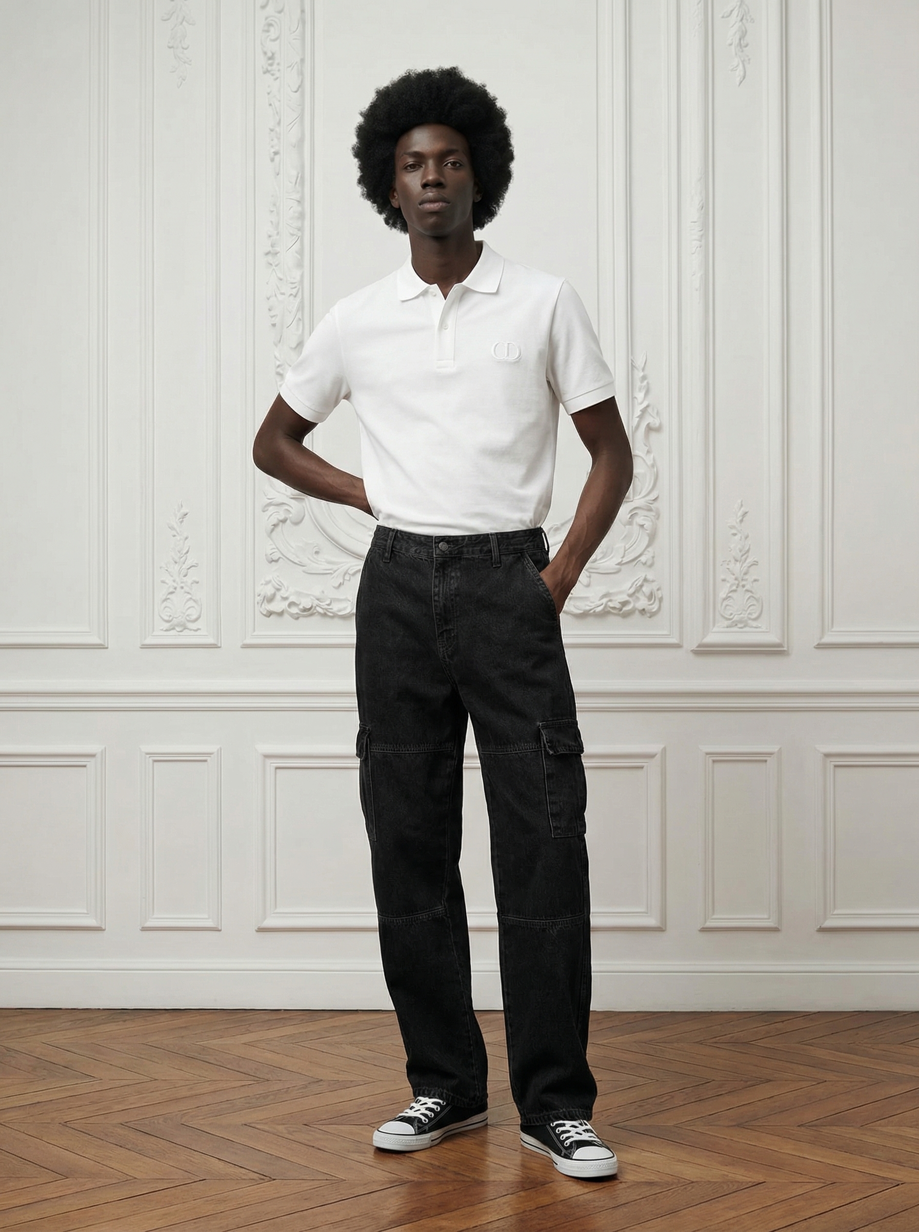 Dior Polo Shirts 0001 - White