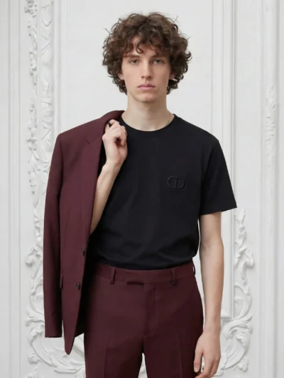 CD T Men Black Tshirt