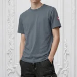 Kanada Goose Patch Logo Inspire Men Tshirt - Gray