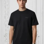 CD T  Embroidery Logo Inspire Men Tshirt - Black