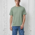 CD T  Embroidery Logo Inspire Men Tshirt - Green