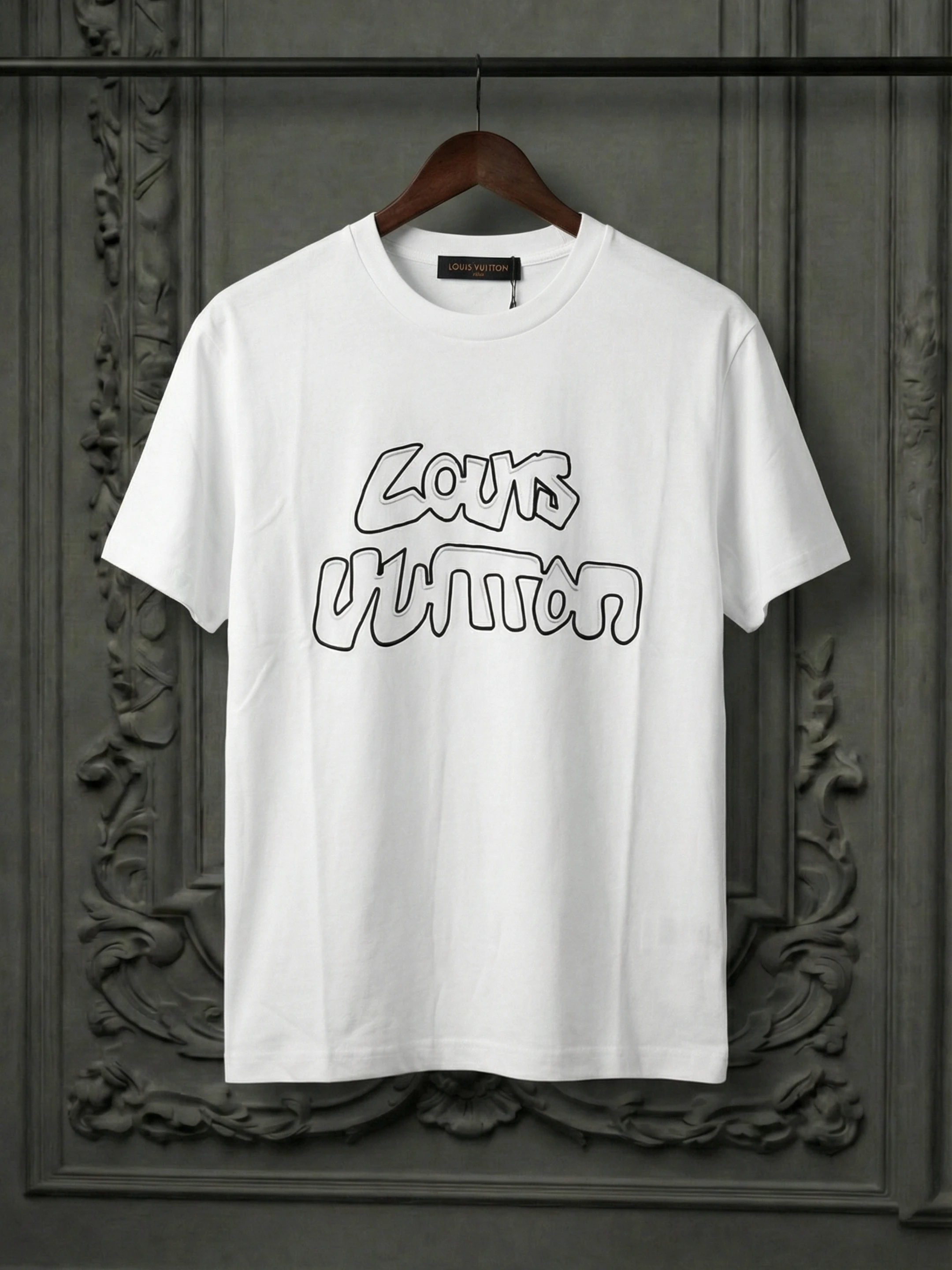 Luis Vuiton Star Logo Inspire Man White Tshirt
