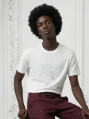 PRDA Style Milano Logo Men White Tshirt